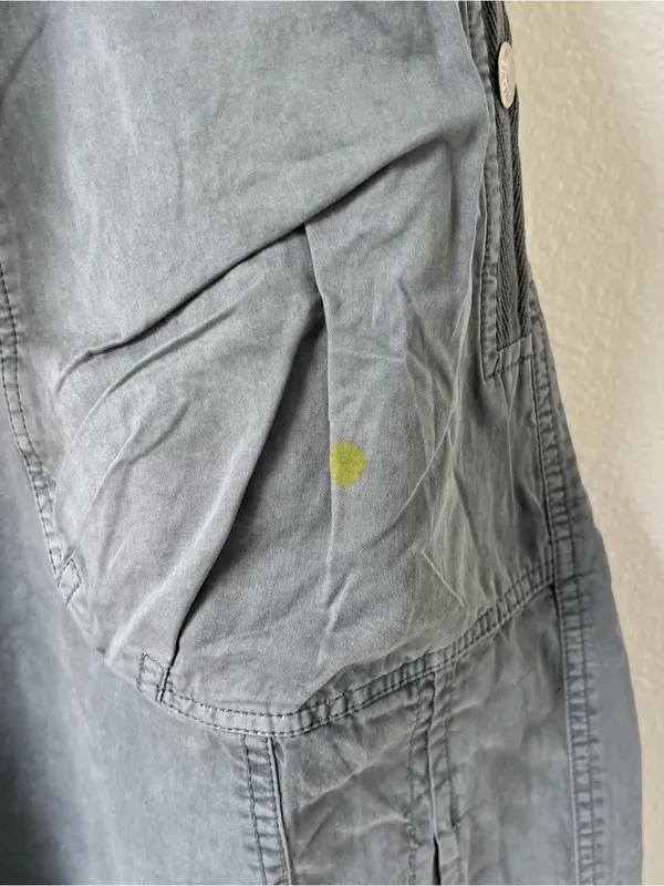 Free People We The Free Onset Pull-On Cargo Pants Steel Blue / Grey New w/ Flaw - Image 4