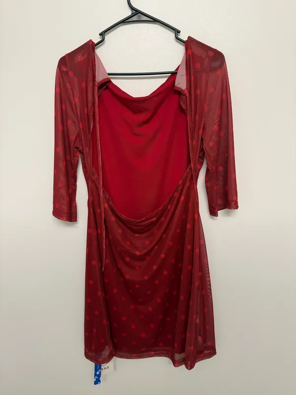 Cider Dress Mini Full Sleeve Backless - Image 5