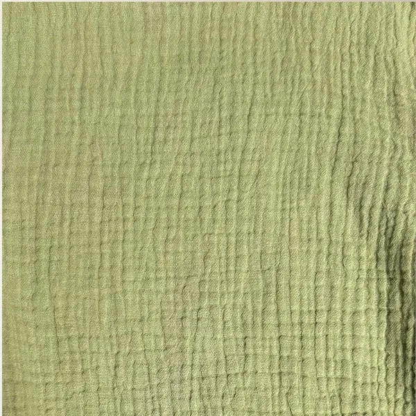 Princess Polly‎ Sage Green Gauze Cotton Oversized Button Down Coastal Boho Shirt - Image 6