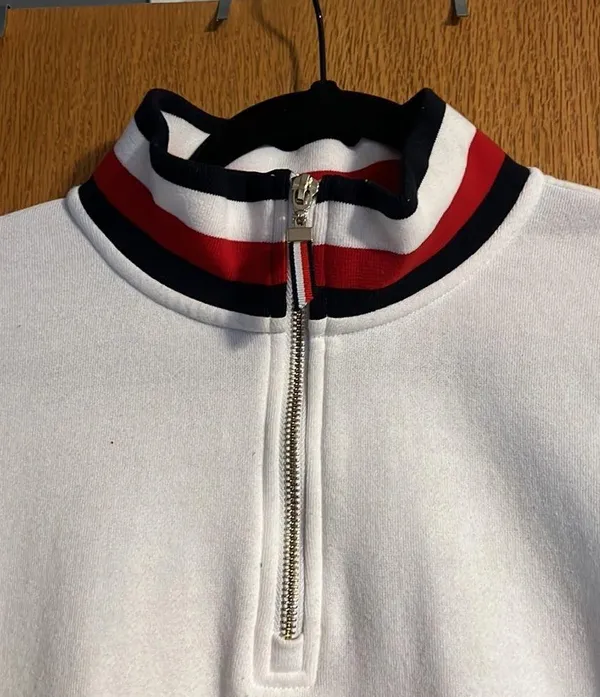 Tommy Hilfiger White Quarter Zip - Image 4