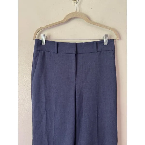 NWT Ann Taylor The Wide Leg Trousers Women’s Size 2 Pleated Blue Career - Image 3
