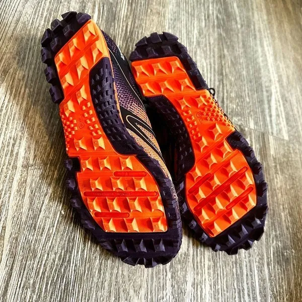 Reebok CrossFit H20 drain, Dura grip athletic shoes orange purple black size 6 - Image 3