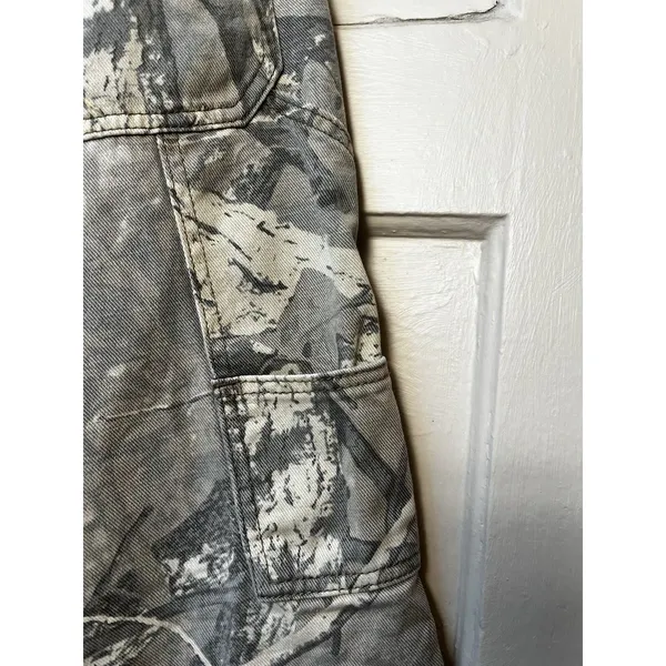 Y2k Low rise Jeans 3 Camouflage Cargo low rise Wide Leg Urban Alternative Skate - Image 6