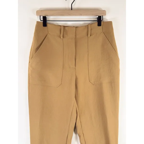 VERONICA BEARD Pants Brown Manisha Utilitarian Joggers Safari Trouser Size 6 - Image 8