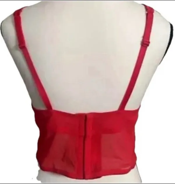 Adore Me Corset Sz 38B Arianna Satin Underwire Bow Detail Feminine Valentines - Image 2
