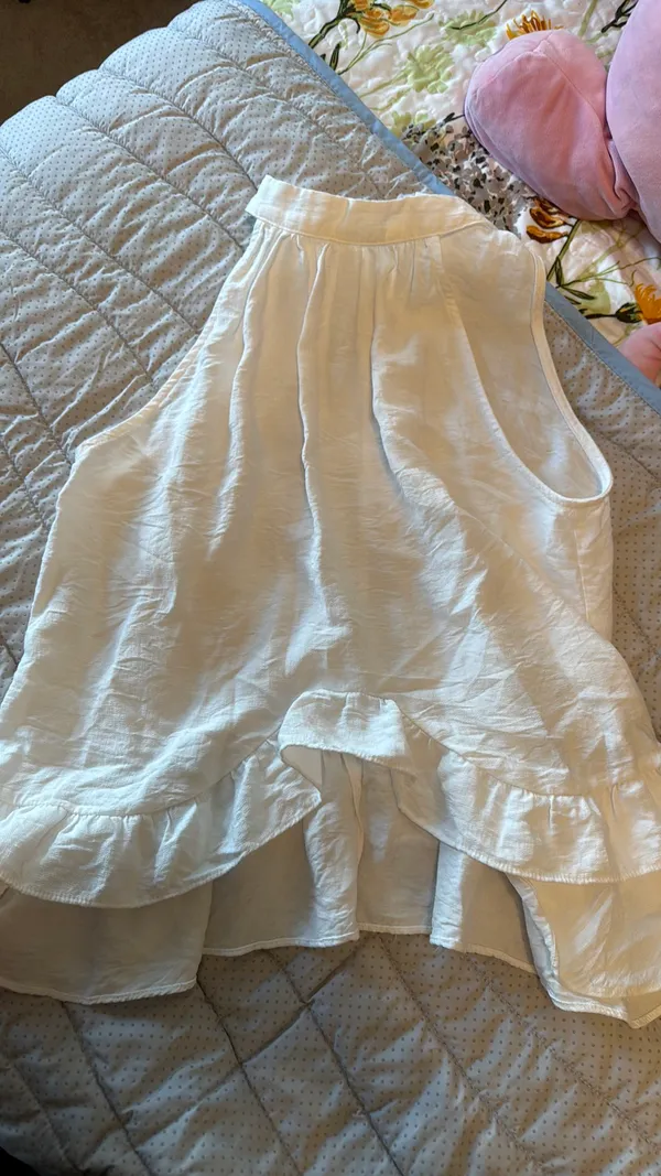 Halara high low ruffle top - Image 6