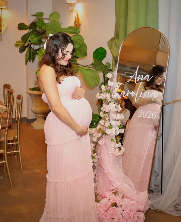 Lulus Light Pink Mesh Maxi Dress - Image 3