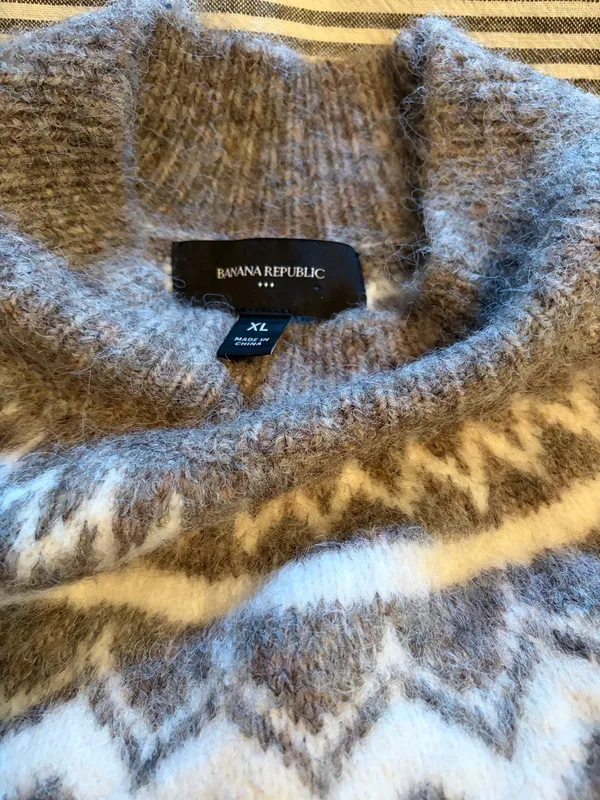 Banana Republic Fair Isle Crewneck Sweater - Image 2