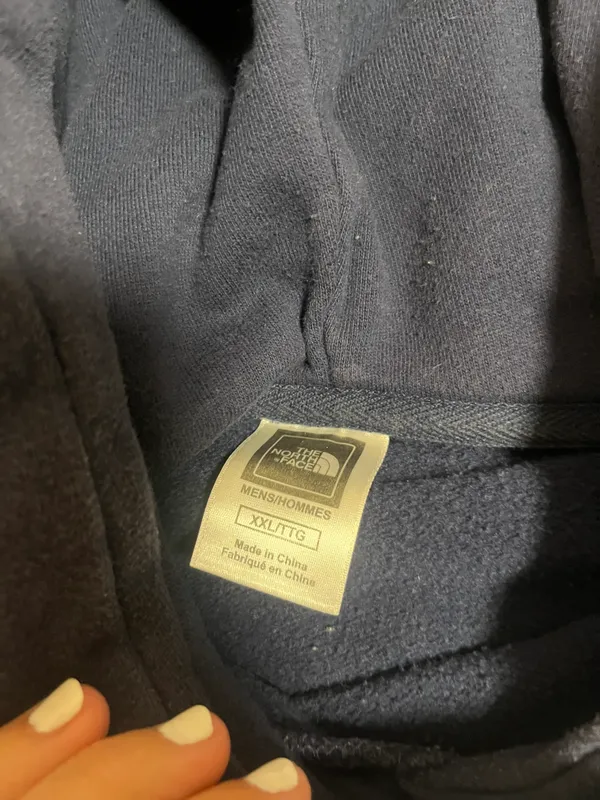 North Face Navy Hoodie - Image 5