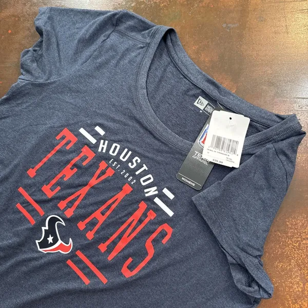 Houston Texans Women’s Medium new Era T-shirt Sportswear H-town tee casual NFL - Image 9