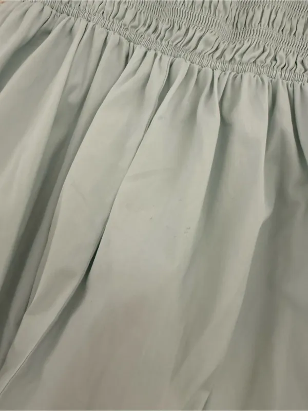 Chelsea 28 Smocked Bodice Midi Dress in Light Blue - Image 4