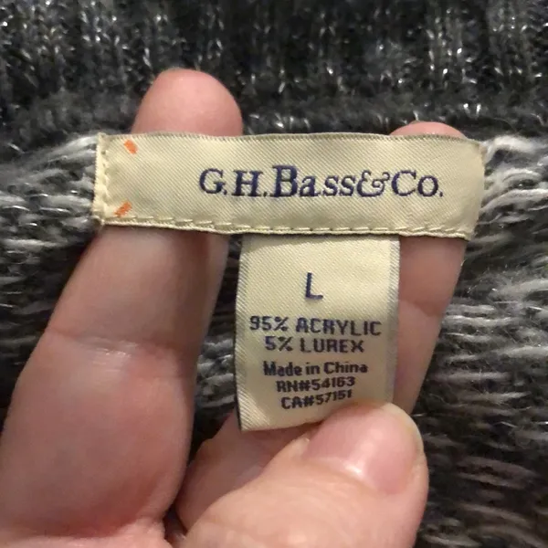 G.H Bass & Co Button Down Cardigan, Large - Image 6
