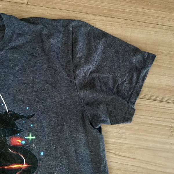 Charcoal Grey Anime Tee Gray Size L - Image 5