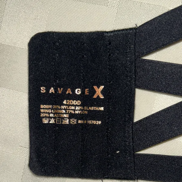 Savage X Fenty Midnight Black Bra Size undefined - Image 5
