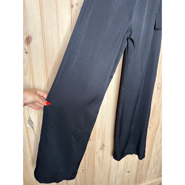Lulus Jumpsuit Polished Charisma Black Strapless Jumpsuit Tube Extra Large - Image 6