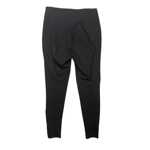 Lysse Black Front Satin Effect Leggings‎ Pants M High Waisted Stretch Slim Fit - Image 4