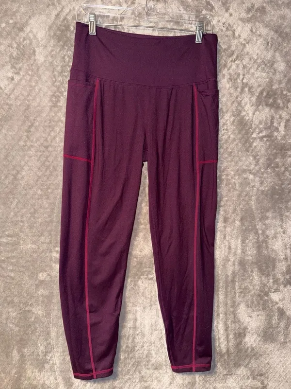 Active Booty for Everybooty Pocket Leggings Maroon / Burgundy - Image 3
