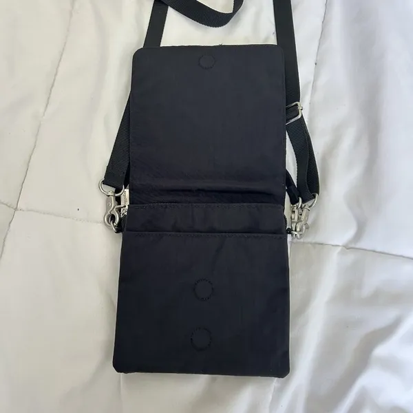 BAGGALLINI Black Water-Resistant‎ Nylon Lightweight Pocket Town Crossbody Bag - Image 5
