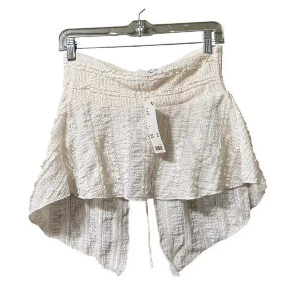 Urban Outfitters Women Split Tube Top Size‎ Small Ruffled Cottagecore Lace NWT - Image 2