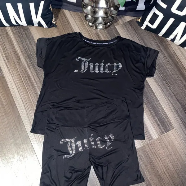 Juicy Couture Black Lounge Set - Image 3