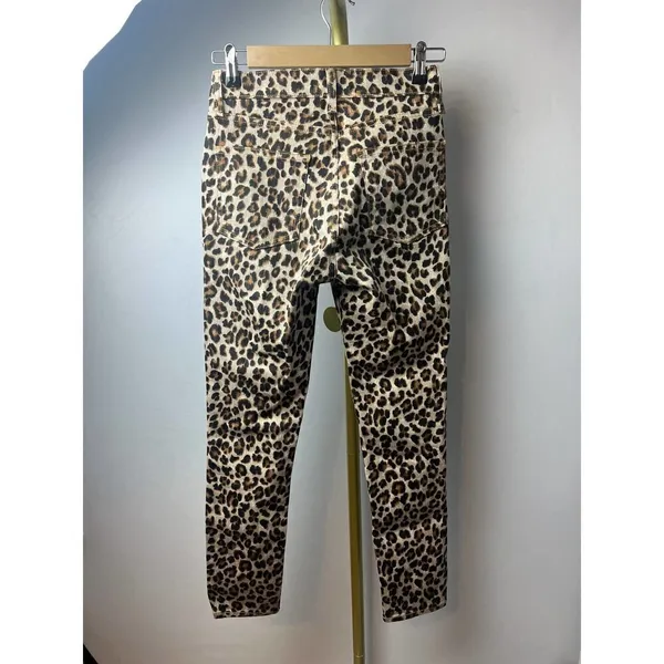 Veronica Beard Debbie Leopard Jeans Sz. 24 - Image 5