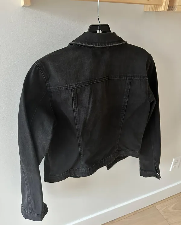 Cropped Jean Jacket - Image 2
