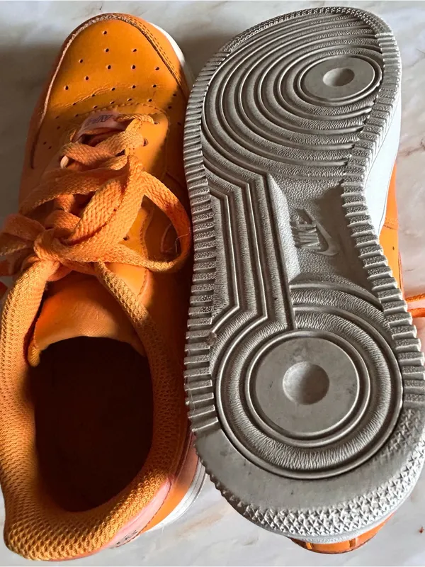 Nike Air Force 1 Low Essential “Orange Peel”Lifestyle‎ Sneakers Size 7.5 Womens - Image 13