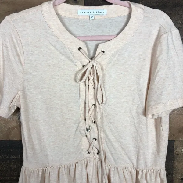 English factory‎ peach dress women’s size small - Image 3