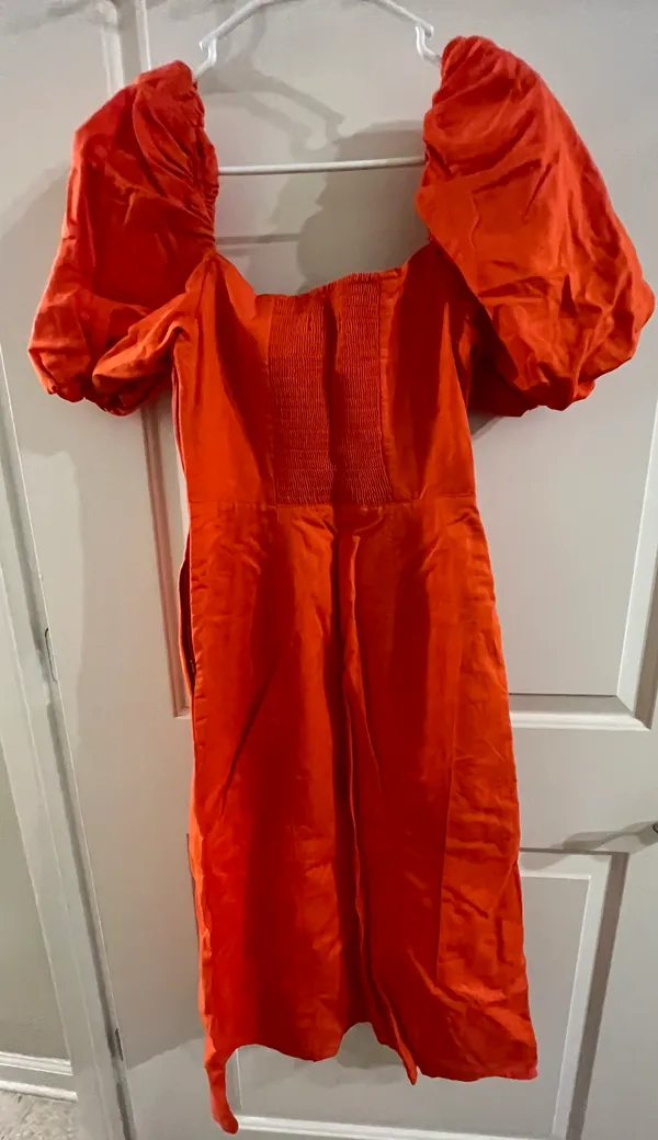 Banana Republic Orange Dress New - Image 2