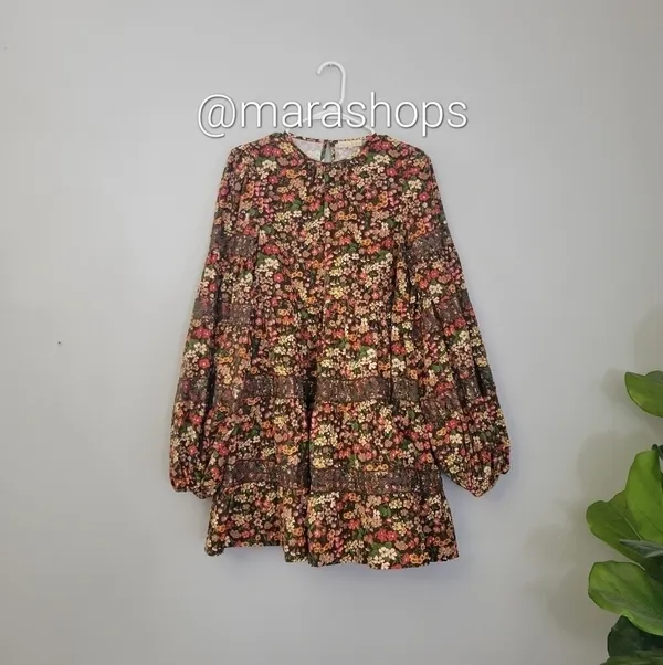 byTiMo Floral Baby Cord Shift Dress - Image 5