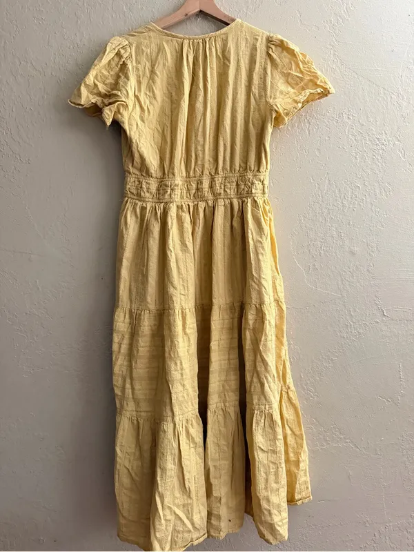 Yellow Tiered Maxi Dress - Unbranded - Image 3