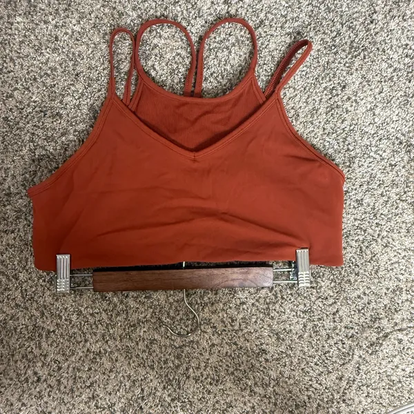 Nike Rust Orange Strappy Crop Top 2xl - Image 2
