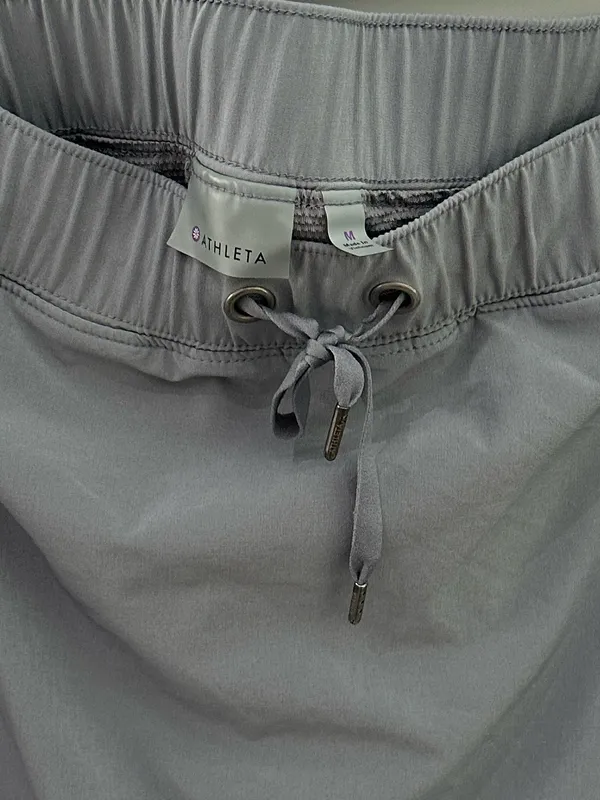 Athleta Stretch In Skort Skirt Cobblestone Gray Medium 438956 - Image 10