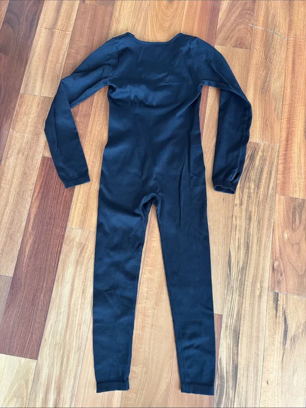 Black ribbed bodysuit Size L - Image 5