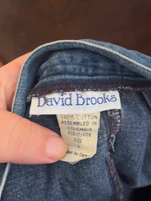 Vintage David Brooks Denim Skirt - Size 4 - Image 5