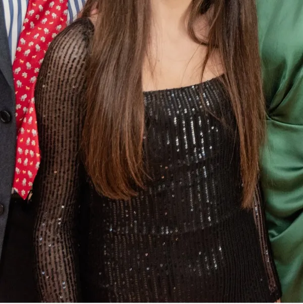Lucy in the Sky Mini Dress Black - Image 5