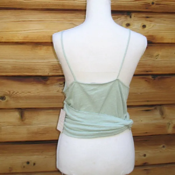 NWT Free People Light Green Wrap Tank Top - Image 6