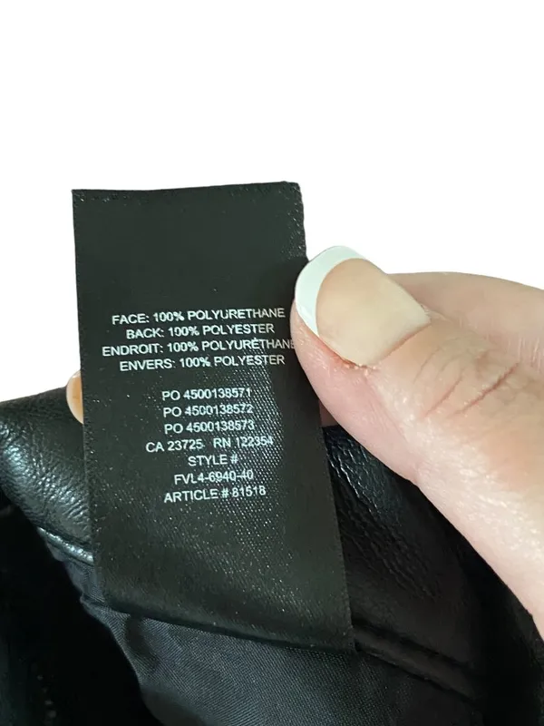 Wilfred Aritzia Melania Faux Leather Pants Black Size 4 Minimalist Classic Sexy - Image 5
