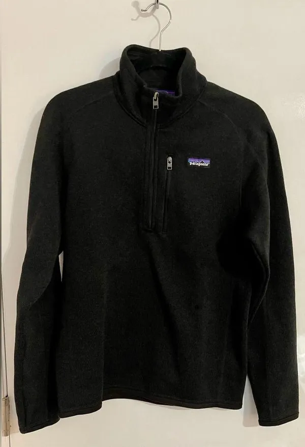 Patagonia NWT , Better Sweater 1/4 Zip, Fleece pullover, medium/Small, Black - Image 5