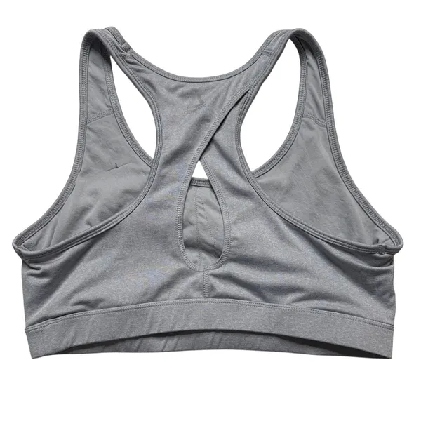 Reebok Light Gray Sports Bra Moisture Wicking Sz XL - Image 4
