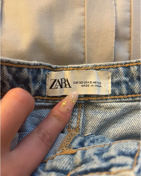 ZARA Jean Shorts Denim - Image 5
