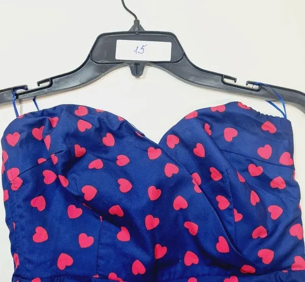 MORE TO COME Marcine Strapless Dress in Navy XS - Image 13
