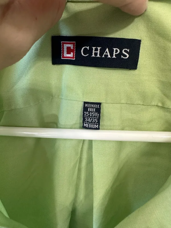 Chaps button up shirt size medium - Image 4