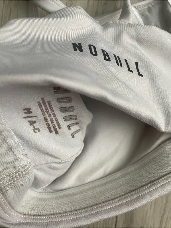 NOBULL White Scoop Sports Bra - Image 3