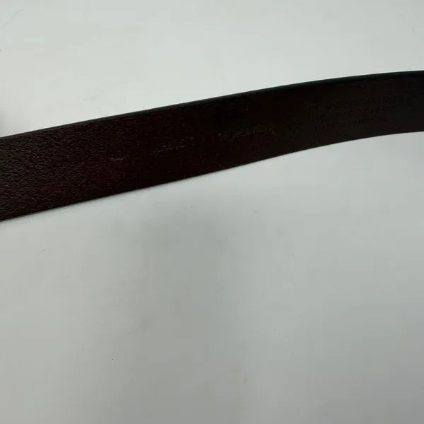 Madewell Leather Classic Buckle Belt Dark Brown Women Size 40 NE805 - Image 7