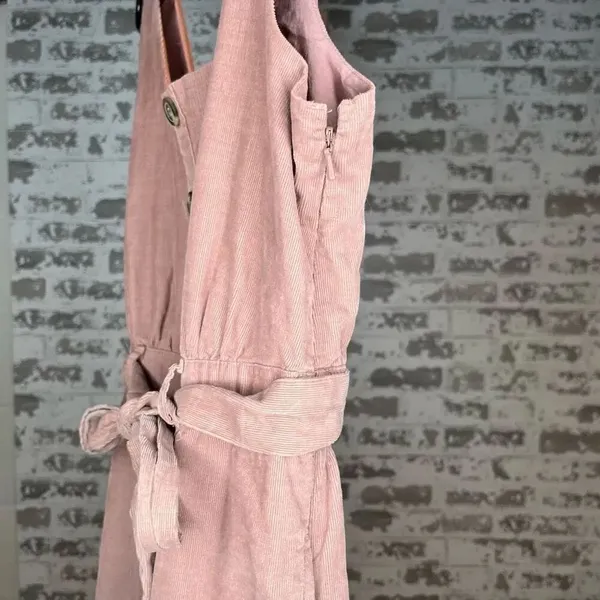 American Eagle | women pink corduroy overalls - Image 8