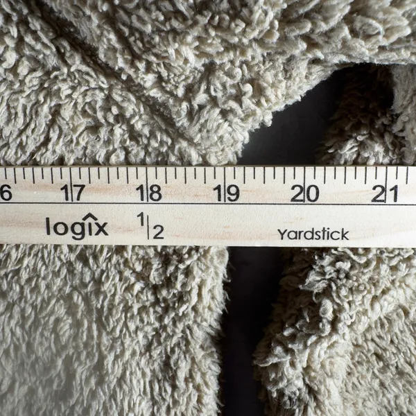 3015 | Patagonia Los Gatos 1/4 Zip Sherpa Fleece Pullover Khaki Womens XS 25890 - Image 3