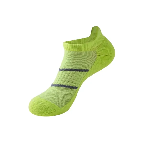 Colorful Unisex Cushioned Boat Socks 5 Pairs Tab Low Cut High Quality NEW - Image 4