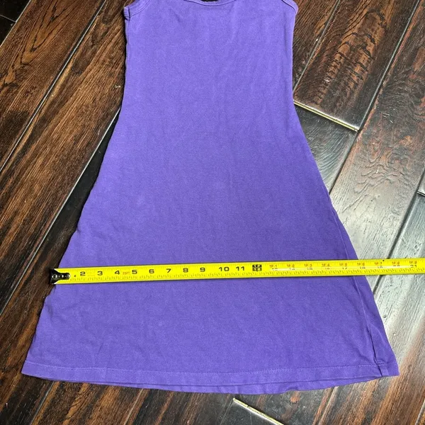 Spaghetti strap cotton mini dress Los Angeles Apparel basic casual - Image 3
