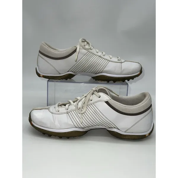 Nike Delight II Women’s Leather Golf Shoe Size 8 Plastic Cleat Spike 335938-121 - Image 2